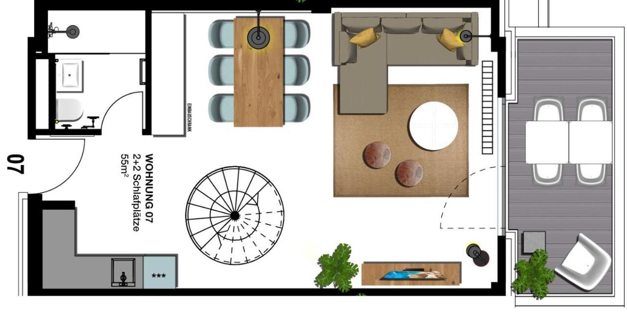 Seebruecke Heringsdorf - Appartement Mit 1 Schlafzimmer Und Balkon S7 Exterior foto